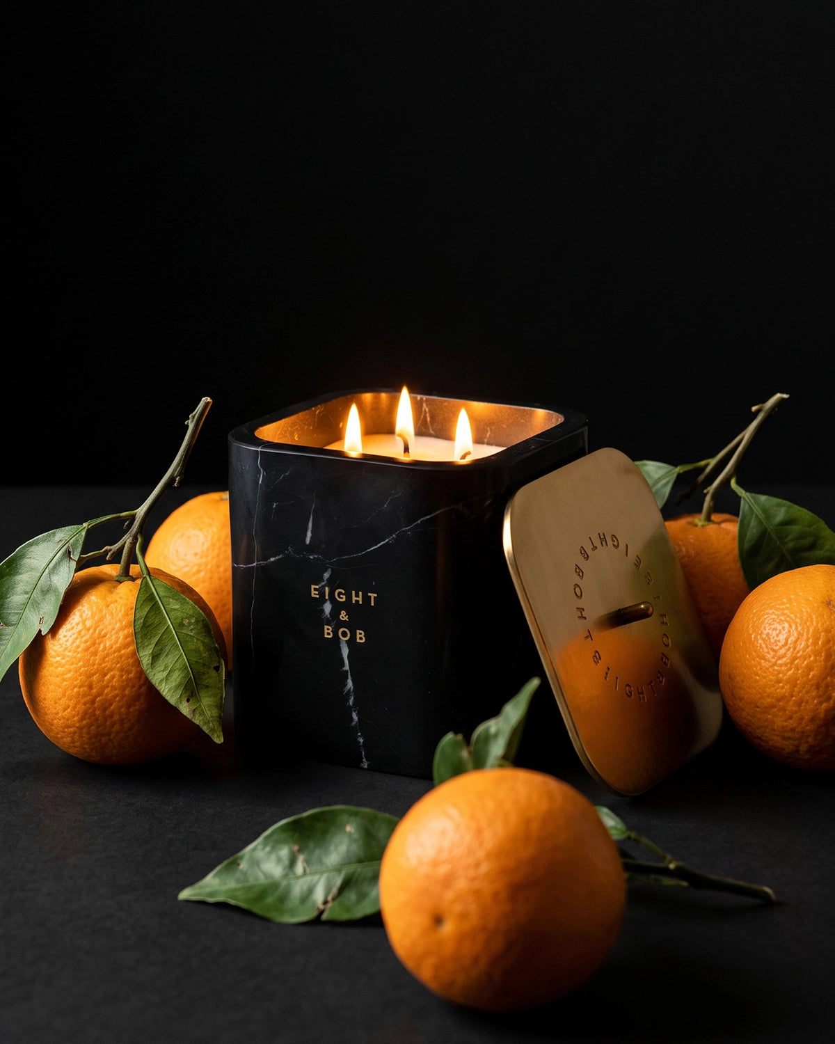 Candle & Marble Holder - Telluride - Aspen - 545 g