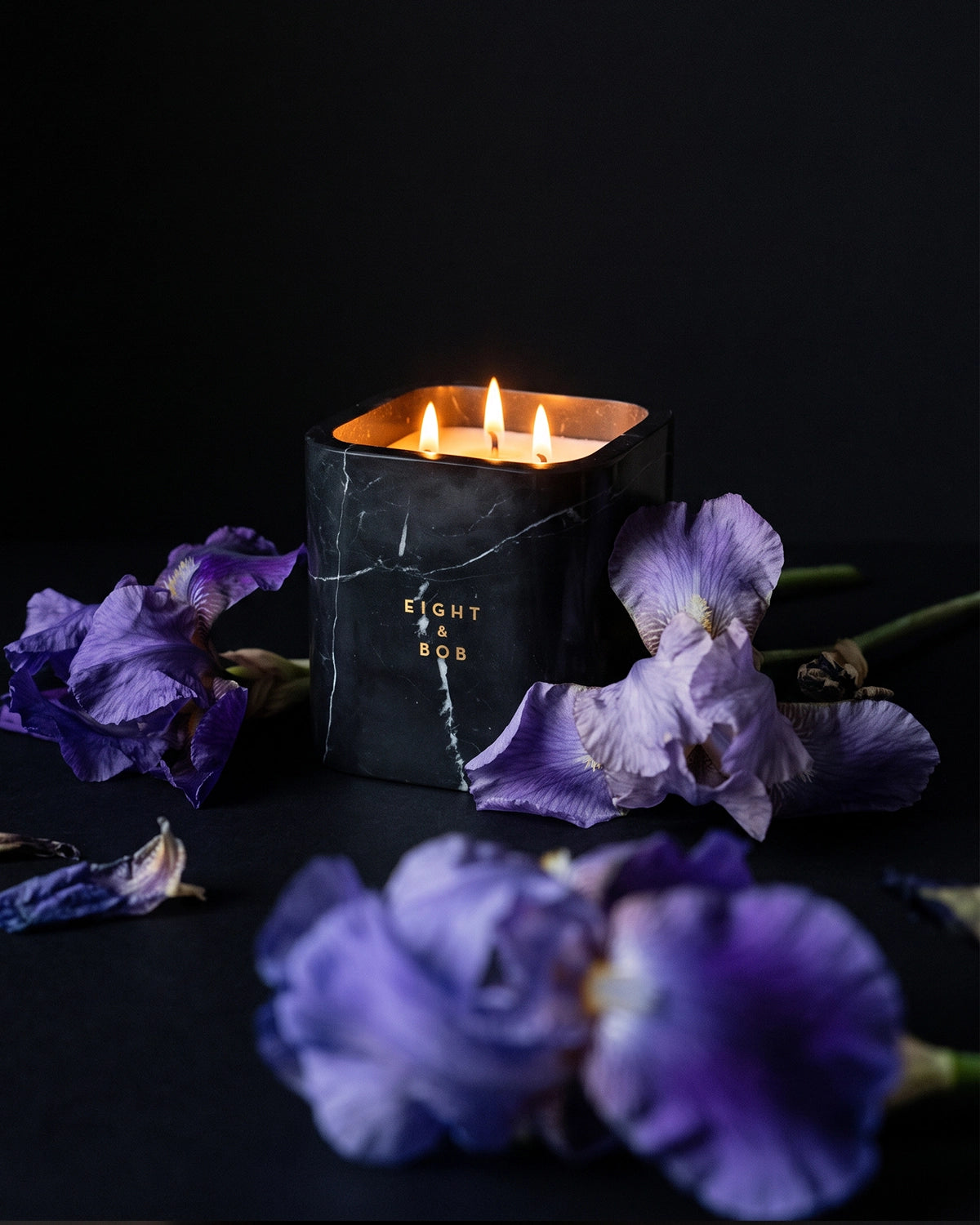 Candle & Marble Holder - Saanen - Gstaad - 545 g